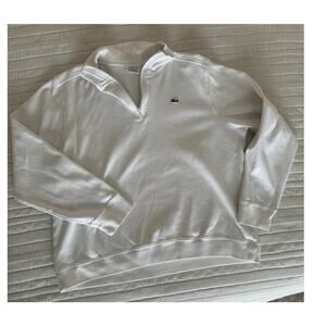 Lacoste 7 (2X) White Quarter Zip